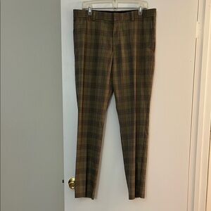 H&M Brown Chinos Tailored Fit